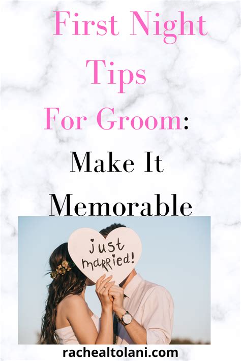 first night tips for groom